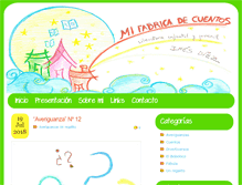 Tablet Screenshot of mifabricadecuentos.com